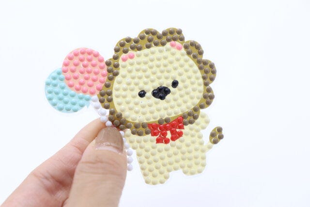 ビーズアートシールキット 完成 ビーズアートシールキット 完成