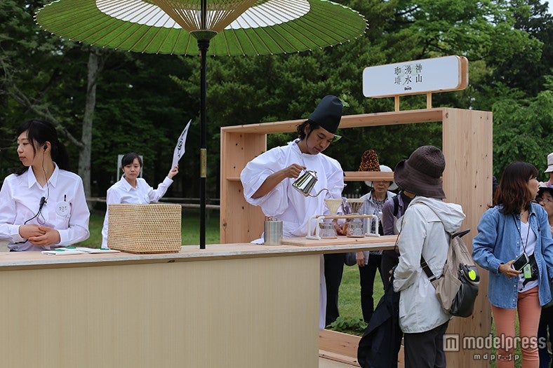 10月17日（土）は神山湧水で淹れるコーヒーブースを展開／画像提供：上賀茂神社
