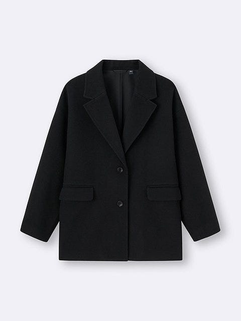 GU コージーメルトンハーフコート GUのコージーメルトンハーフコート