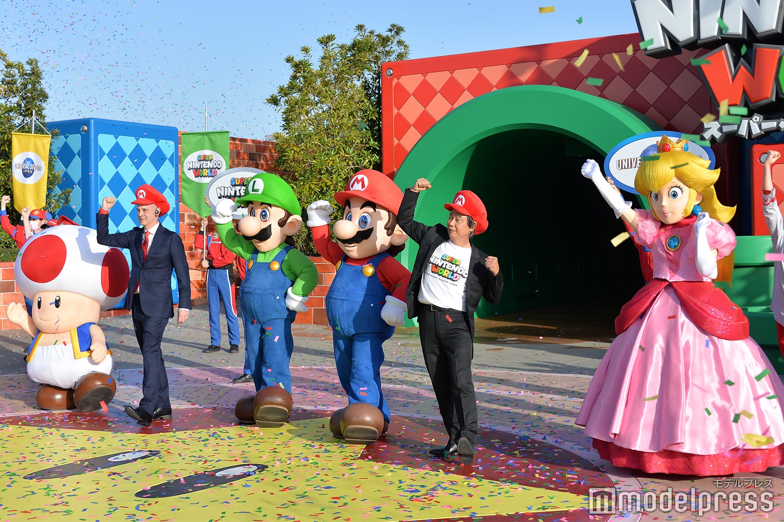 「スーパー・ニンテンドー・ワールド」グランドオープン・セレモニーの様子（C）モデルプレス