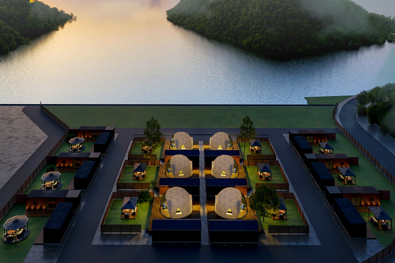 GLAMPISPA瀬戸内／画像提供：ブッキングリゾート