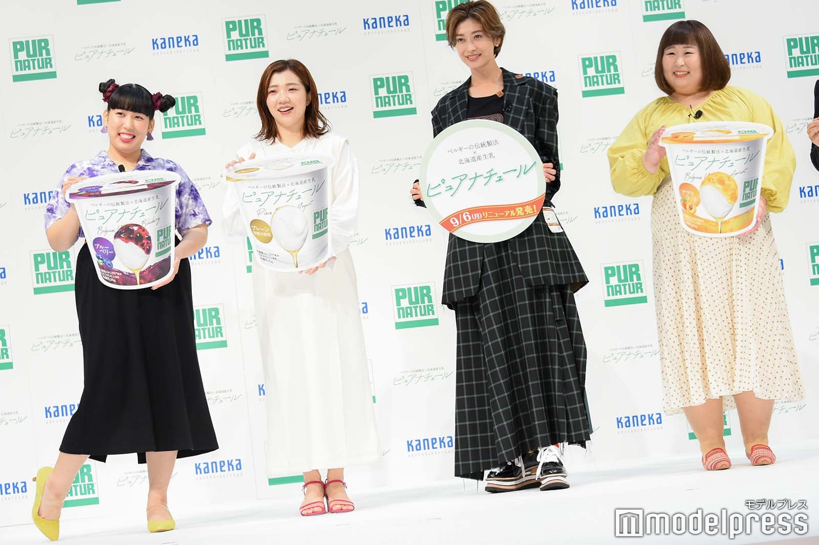 ゆめっち、福田麻貴、山田優、かなで （C）モデルプレス
