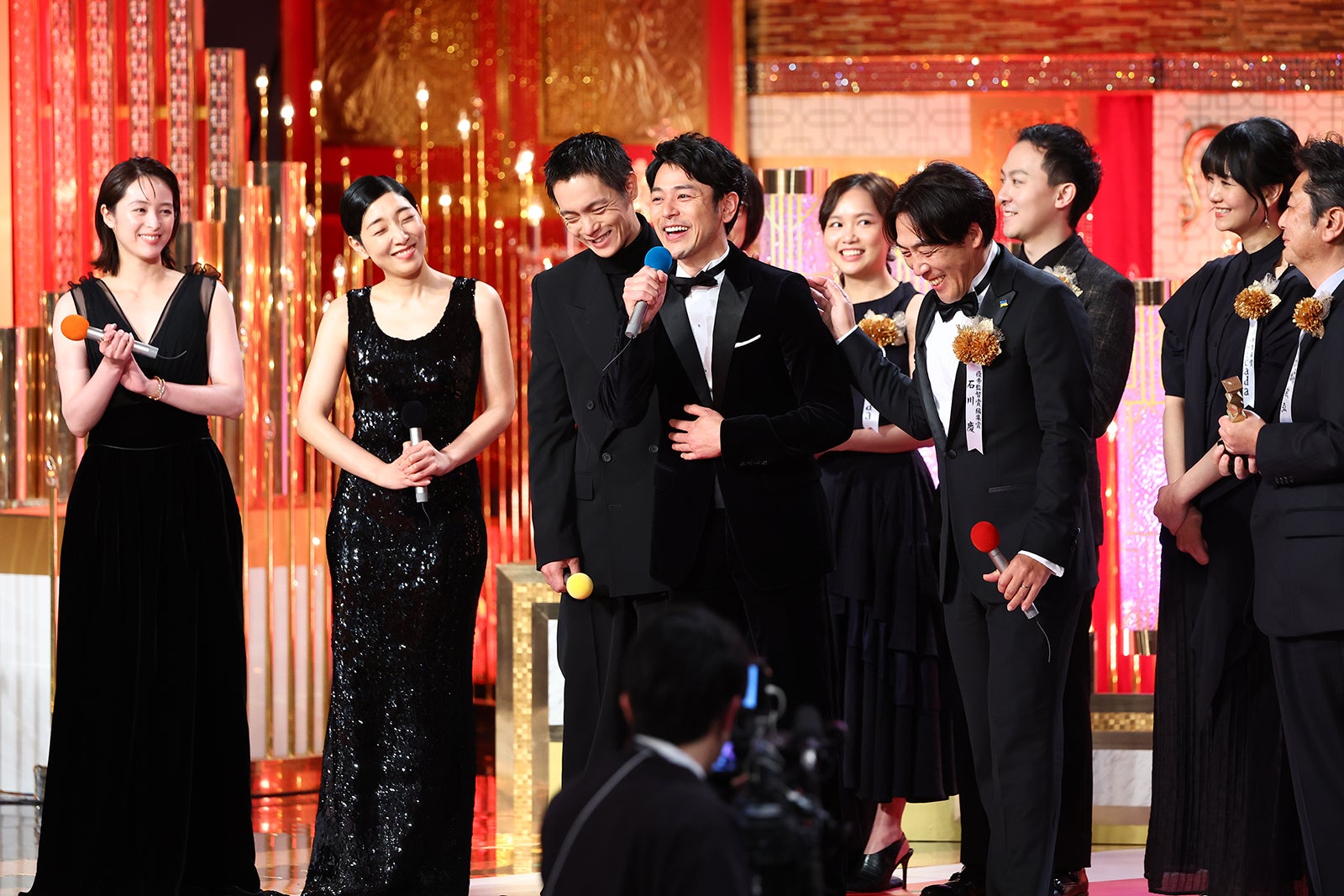 妻夫木聡ら（写真提供：東京写真記者協会）