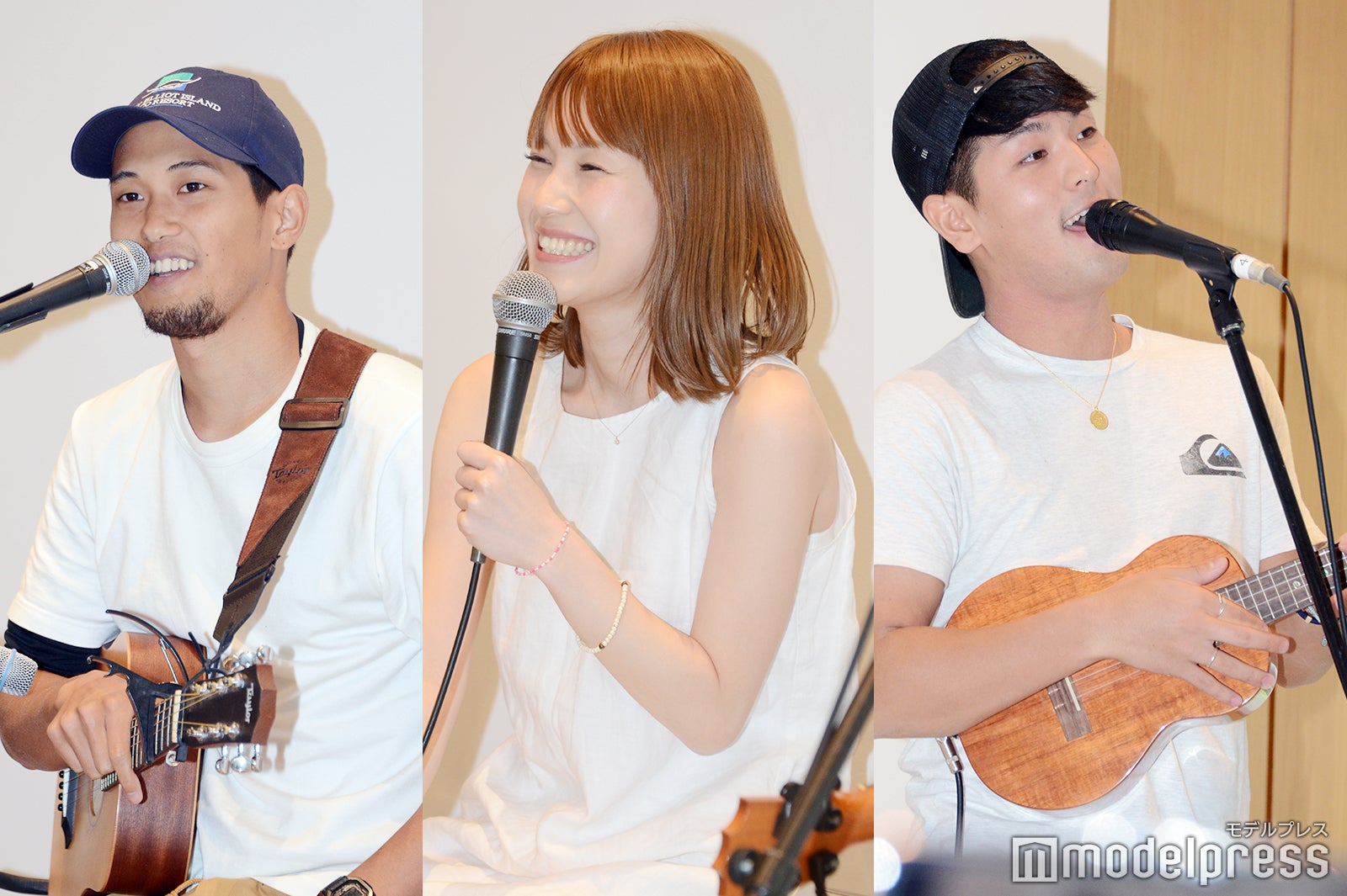 （左から）山下歩さん、kecoriさん、KAIKIさん（C）モデルプレス