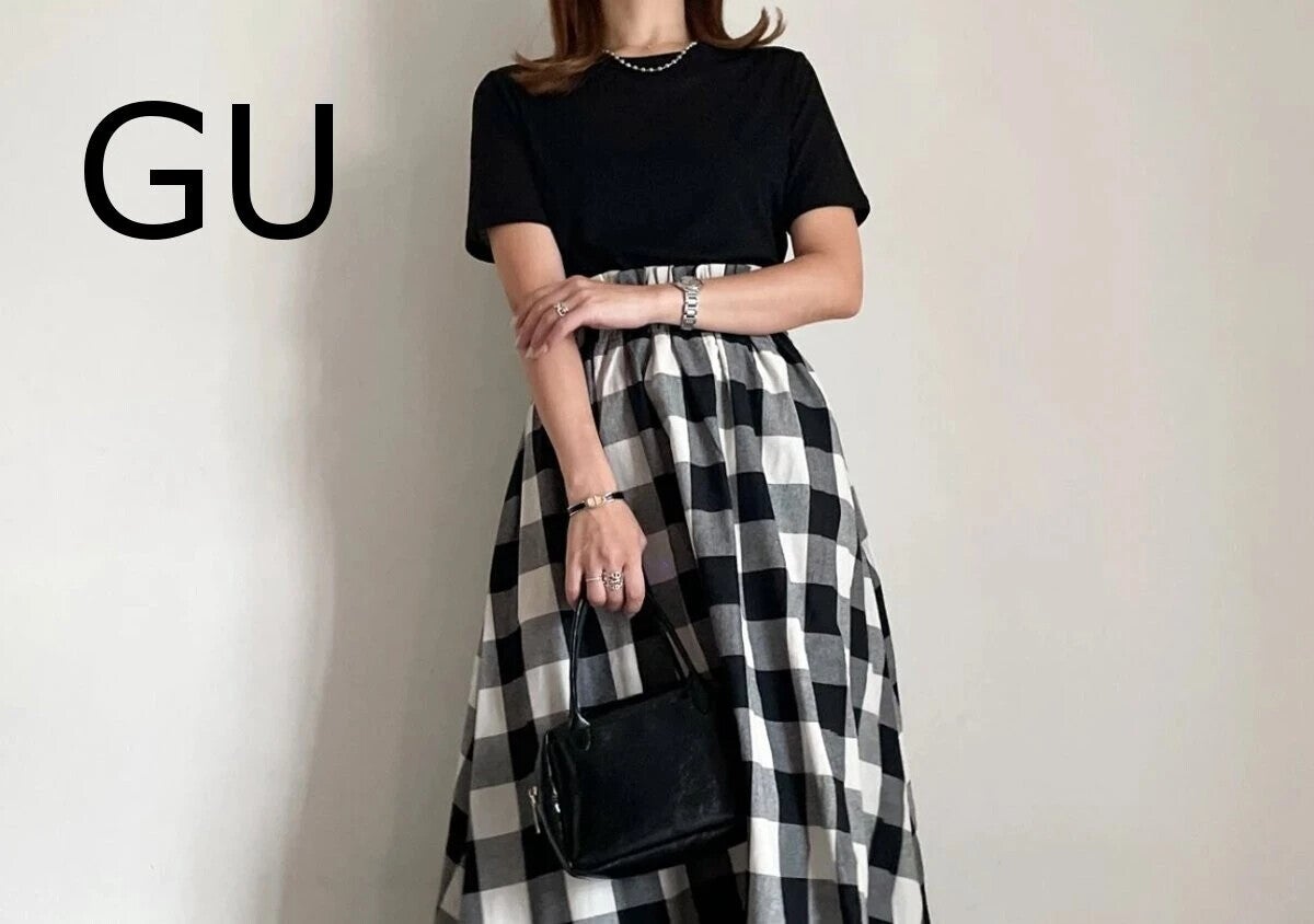 GUの「黒T」があれば夏コーデは無敵♡何に合わせてもおしゃれ見えする！大人が頼れる名品5選