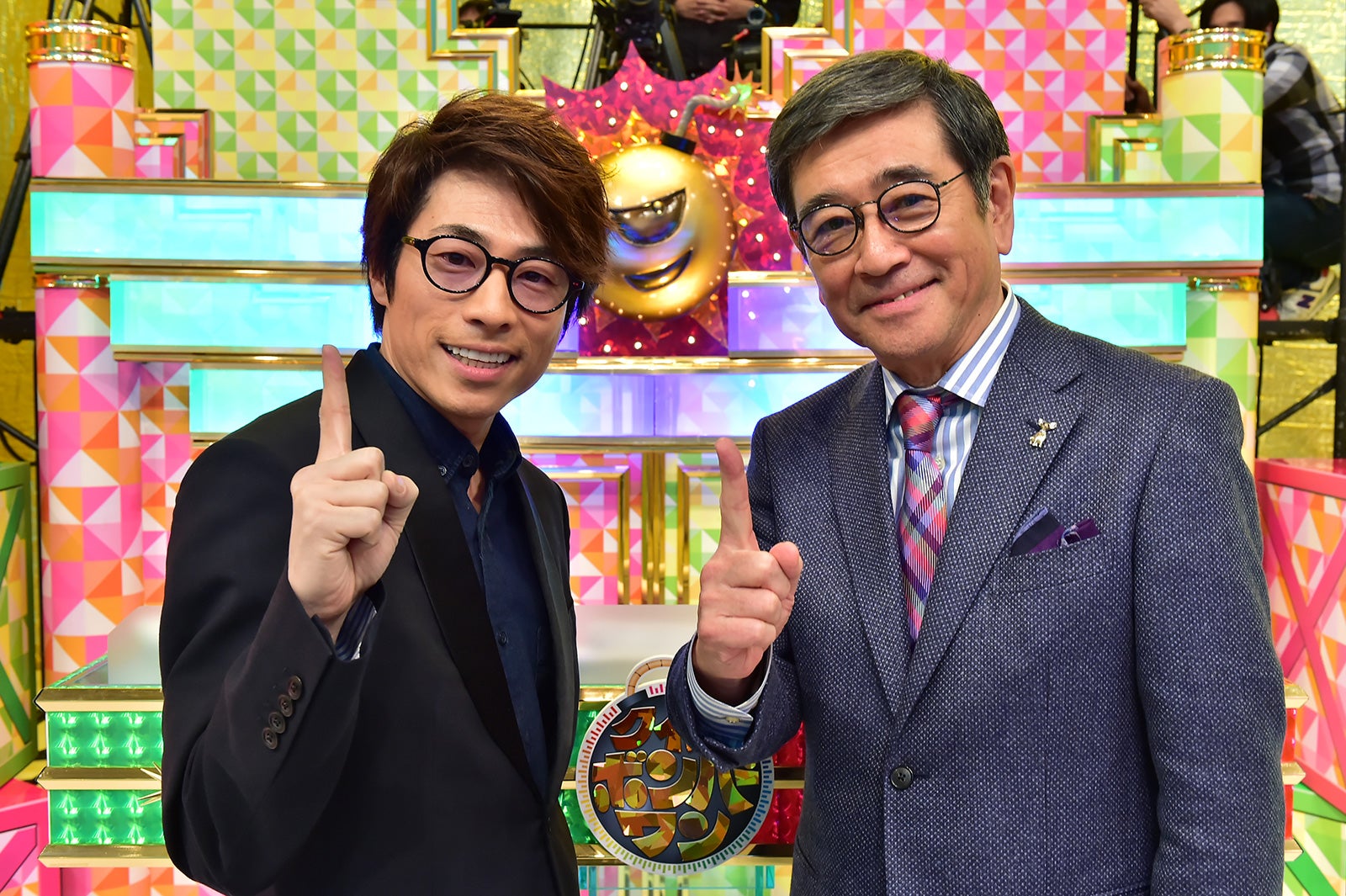 田村淳、石坂浩二（C）TBS