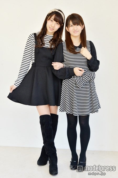 藤江れいな（左）、竹内美宥（右）