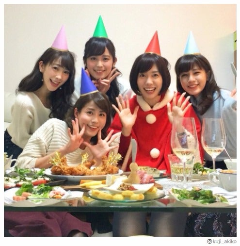 めざまし美人アナ豪華集結Xmas　わちゃわちゃ動画に「最高の女子会」の声