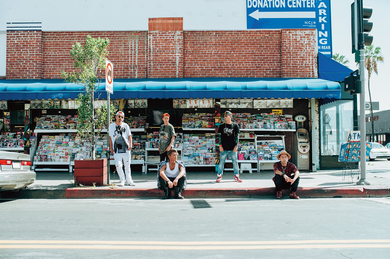 「JUMP AROUND ∞」のMV撮影で行ったLAでの写真（画像提供：所属事務所）