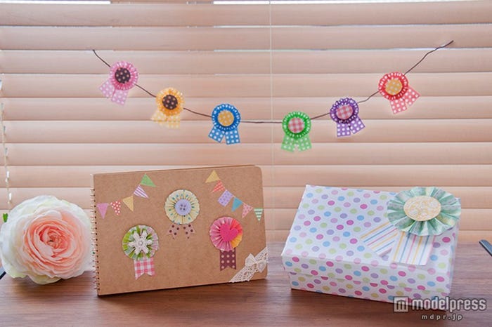 折り紙で作る“ロゼット”(C)Disney