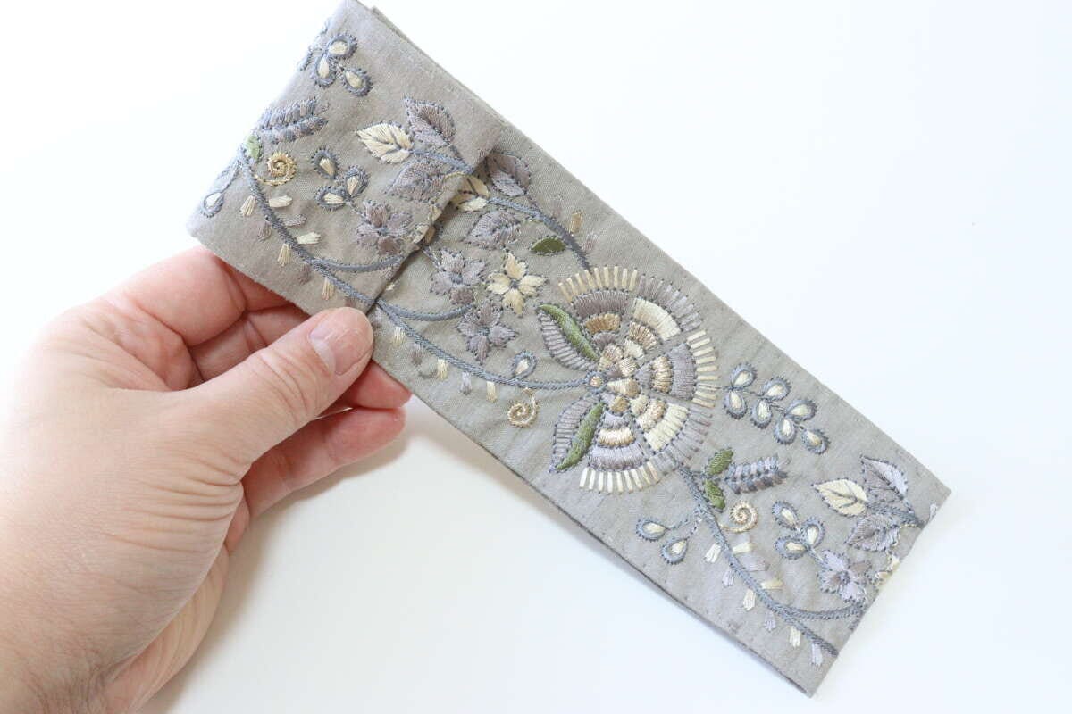 インド刺繍リボン　オリジナルグッズ作成