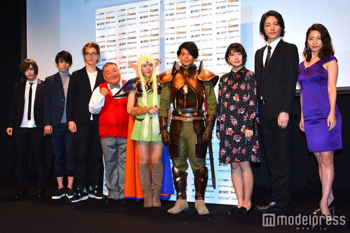 (左から)ピコ、佐奈宏紀、汐崎アイル、深沢敦、多田愛佳、菅谷哲也、今川宇宙、成松慶彦、月船さらら(C)モデルプレス