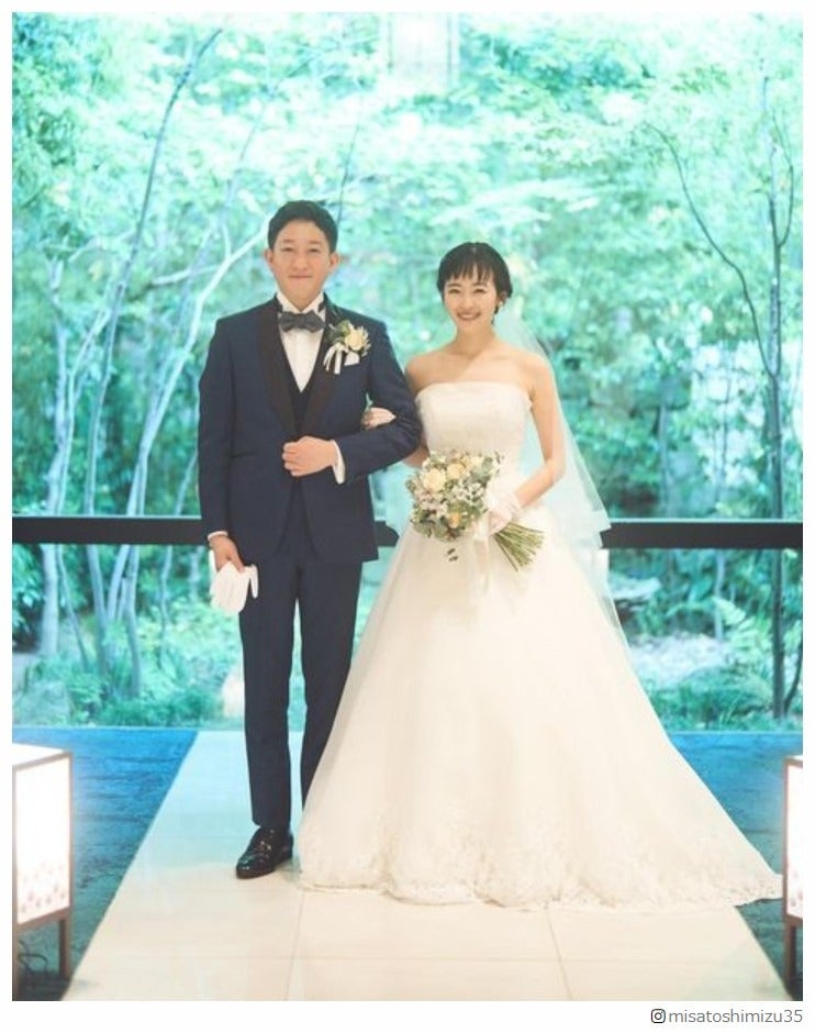 サバンナ高橋茂雄＆清水みさと、挙式を報告「ふたりして爆泣き」