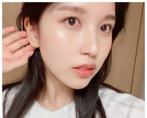 TWICEミナ、ナチュラルメイクの美貌に「女神」「透明感すごい」の声