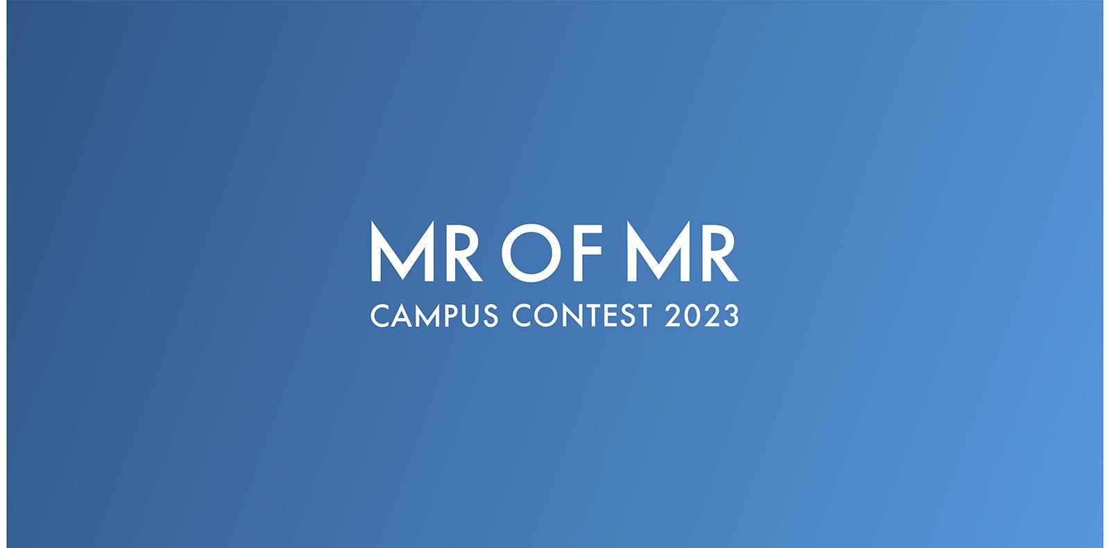 「MR OF MR CAMPUS CONTEST 2022」ロゴ   （提供画像）