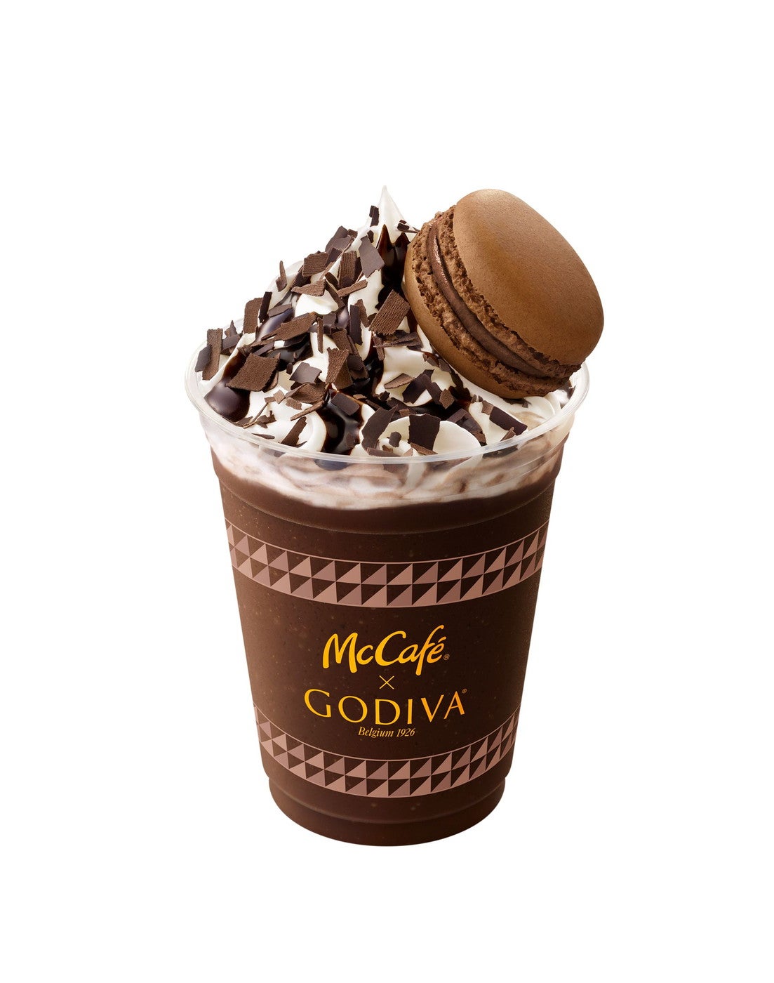 マックカフェ新作「ゴディバ チョコレート フラッペ」“人気No.1”GODIVAとのコラボフラッペ再び
