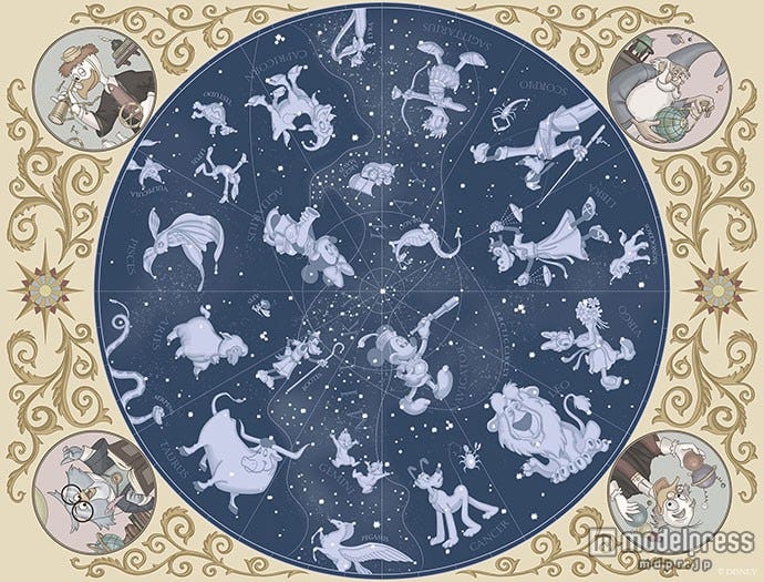 「カピターノ・ミッキー・スーペリアルーム」天井画のイメージ(C)Disney