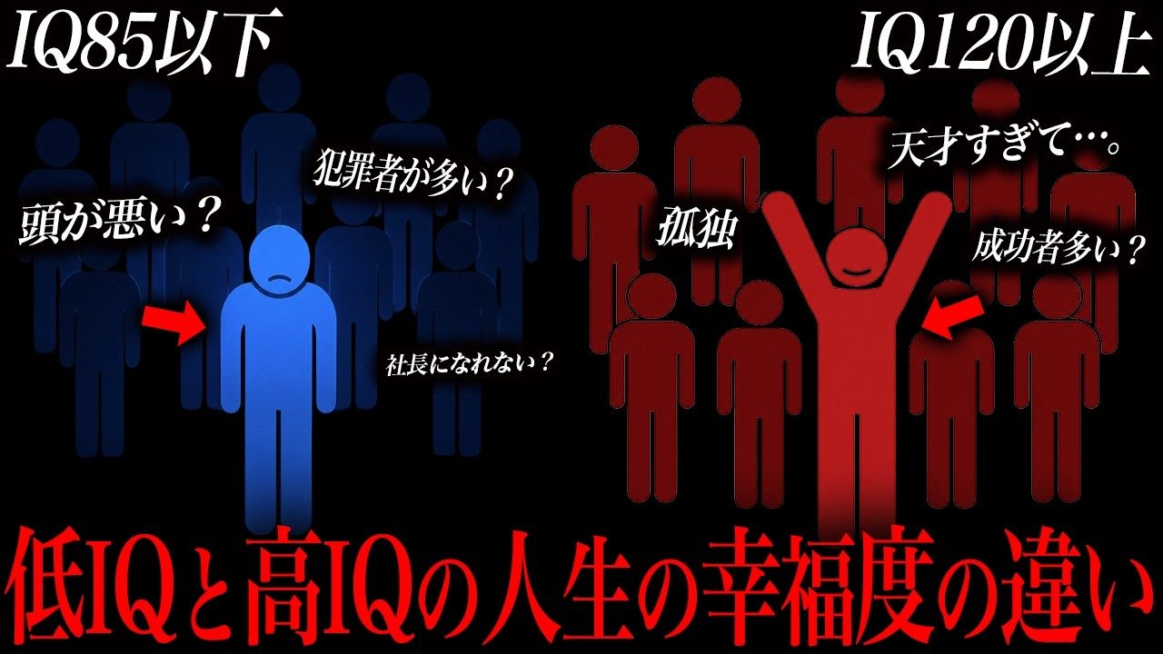 たっくーTV、IQ人生への影響をお金・犯罪・健康・幸福の4つの視点で検証