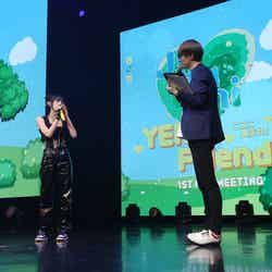 （左）チェ・イェナ「YENA 1st Fan Meeting in Japan」より（提供写真）