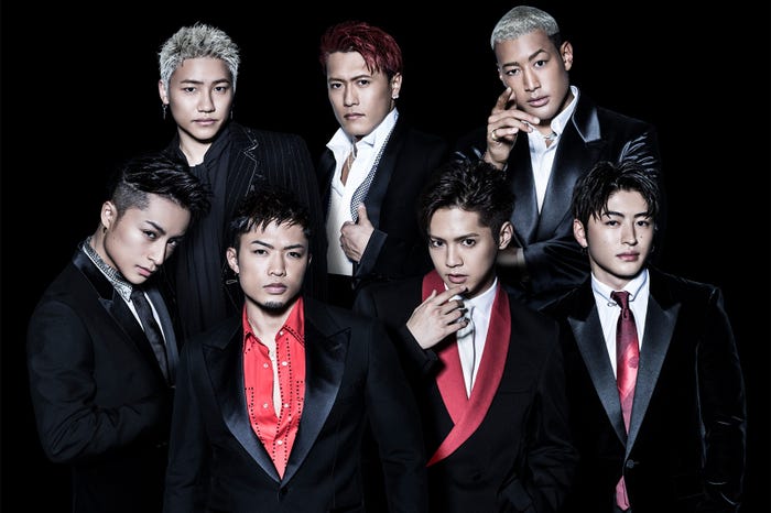 ベストアーティスト賞に輝いたGENERATIONS from EXILE TRIBE(左上から)小森隼、中務裕太、関口メンディー(左下から)白濱亜嵐、数原龍友、片寄涼太、佐野玲於(提供画像)