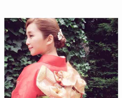 AAA宇野実彩子の着物姿に「振り向き美人」「うなじ最高!」絶賛の声