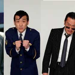 映画「土竜(モグラ)の唄」(左より:大杉漣、岩城滉一、吹越満、遠藤憲一、皆川猿時)