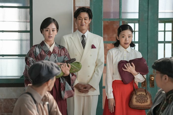 伊原六花、新納慎也、趣里「ブギウギ」第27話(C)NHK