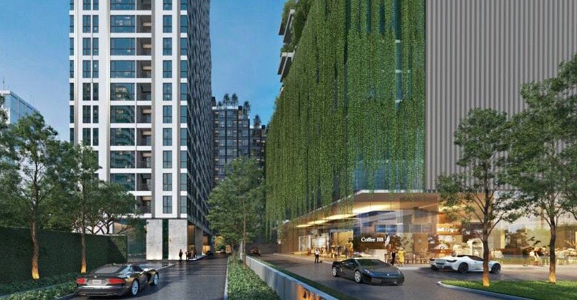 完成予想図（外観）／画像提供：東急不動産