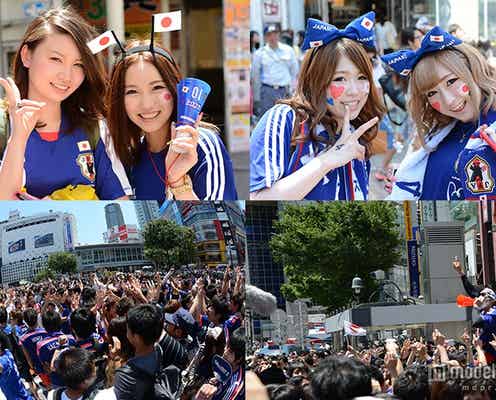 W杯日本戦直後の渋谷がパニック 女子サポーターたちに今の心境を直撃