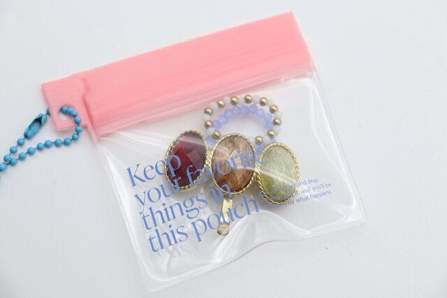 ダブルEVAケースキーホルダー アクセサリー収納 ダブルEVAケースキーホルダー アクセサリー収納