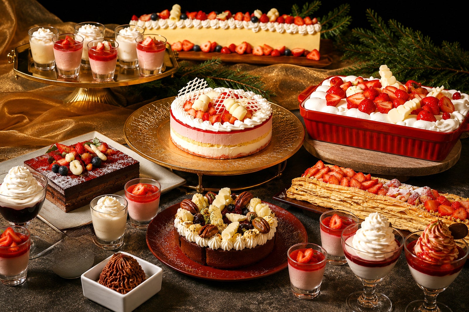 CHEF’S GIFT クリスマス・ストロベリー ランチ＆ディナーブッフェ／提供画像