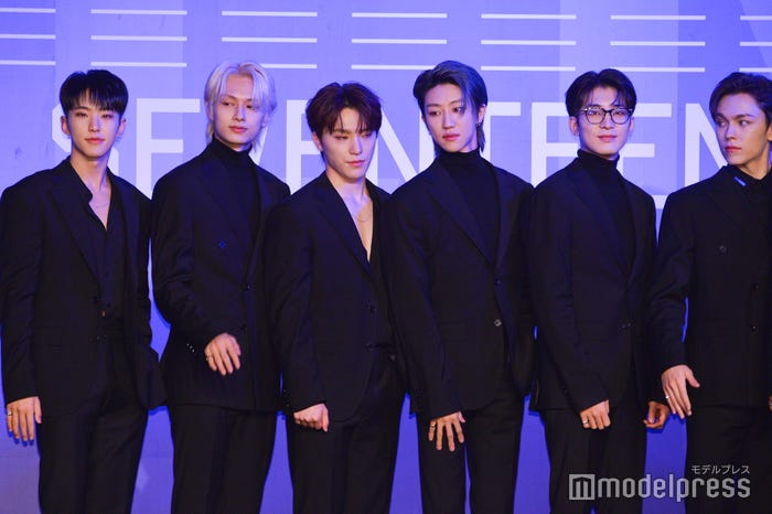 HOSHI、JUN、DINO、THE 8、WONWOO、VERNON (C)モデルプレス