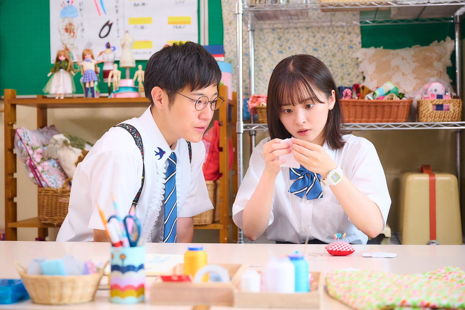 今井柊斗、飯沼愛「南くんが恋人！？ 」第3話より（C）テレビ朝日