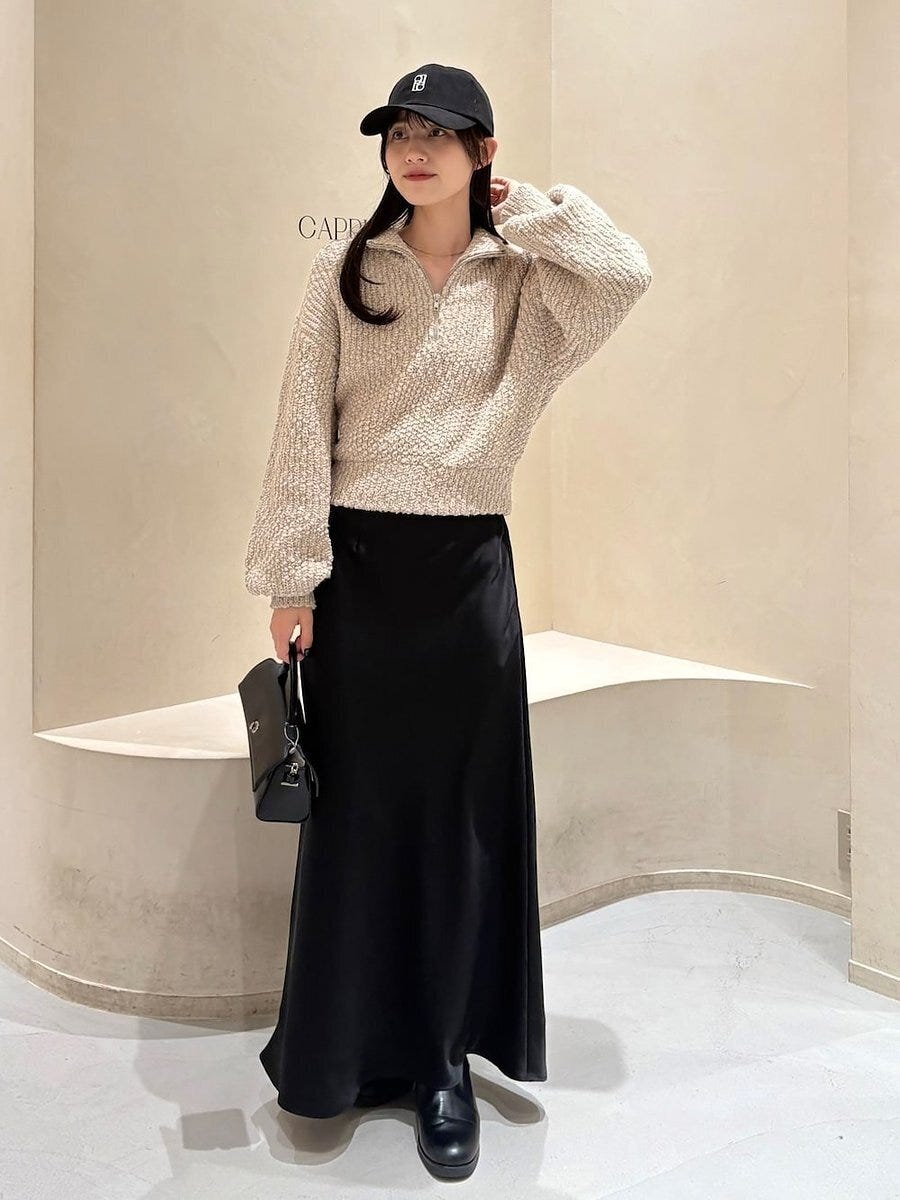 ハーフジップコーデ1