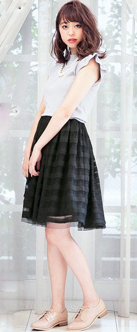 フレアチュールスカート「神戸レタス」1490円(税込)/画像提供:神戸レタス
