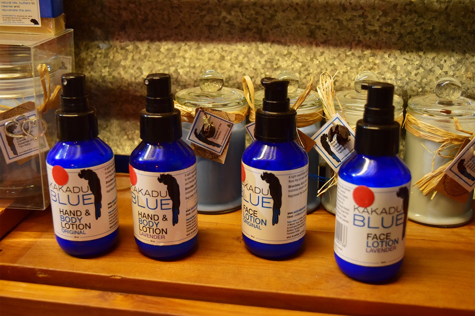 カカドゥブルーのスキンローション／画像提供：ノーザンテリトリー政府観光局