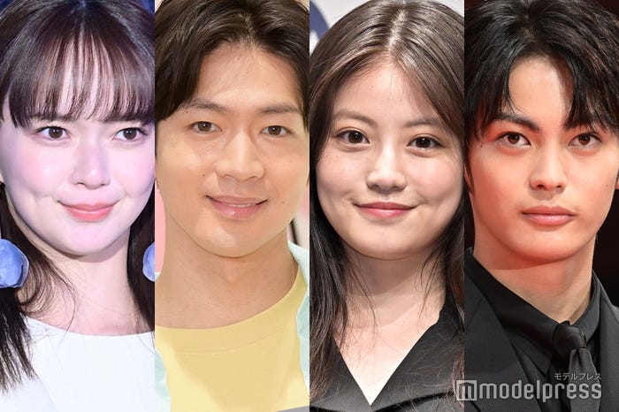 (左から)多部未華子、松下洸平、今田美桜、神尾楓珠(C)モデルプレス