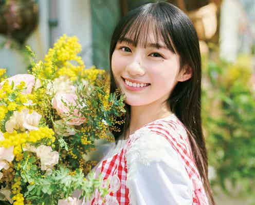 乃木坂46川崎桜、ギンガムチェック衣装で春らしさ全開「週刊少年サンデー」初表紙飾る
