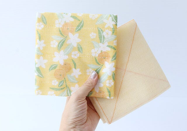 付録　ムック　中川政七商店　かや織ふきん　花ふきん　限定デザイン　限定柄　大和橘　お洒落　綺麗　華やか