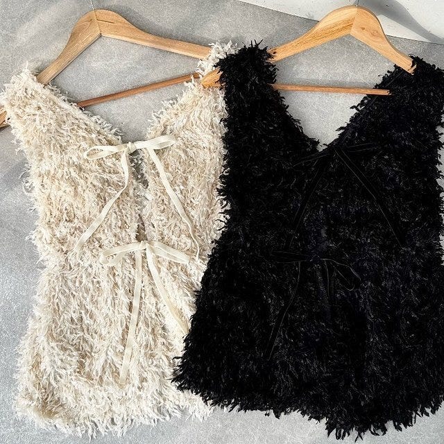 しまむらTOMO前後2WAYフリンジジレ