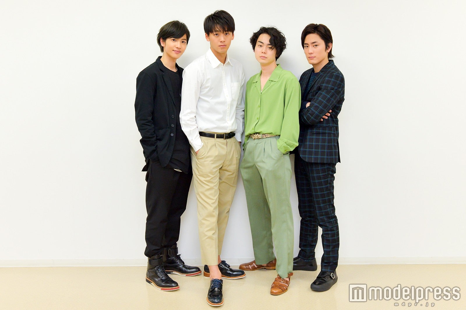 （左から）志尊淳、竹内涼真、菅田将暉、間宮祥太朗（C）モデルプレス