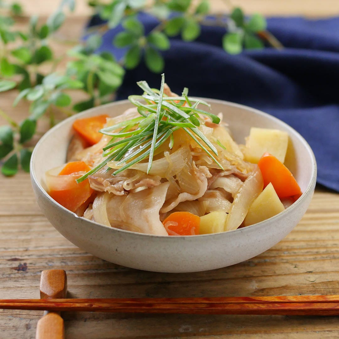 レンジで簡単。レンチン肉じゃが