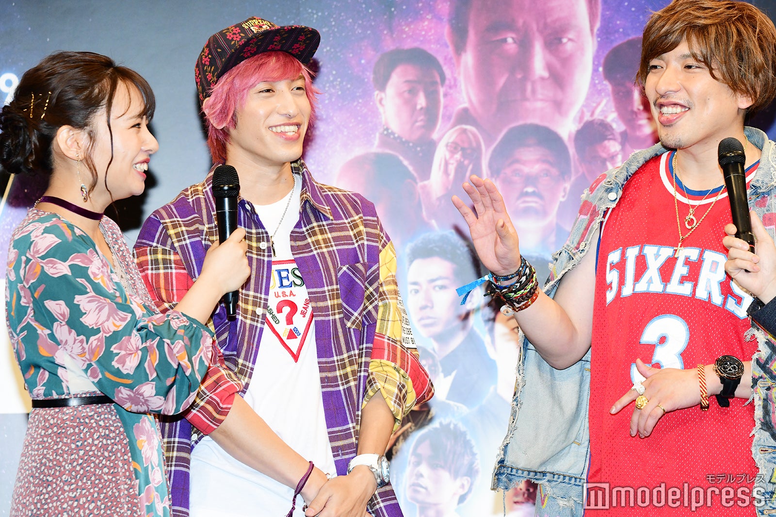 山田菜々、兼近大樹、りんたろー。（C）モデルプレス