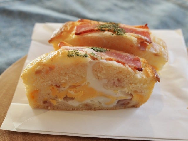 ベーコン入りのケランパン