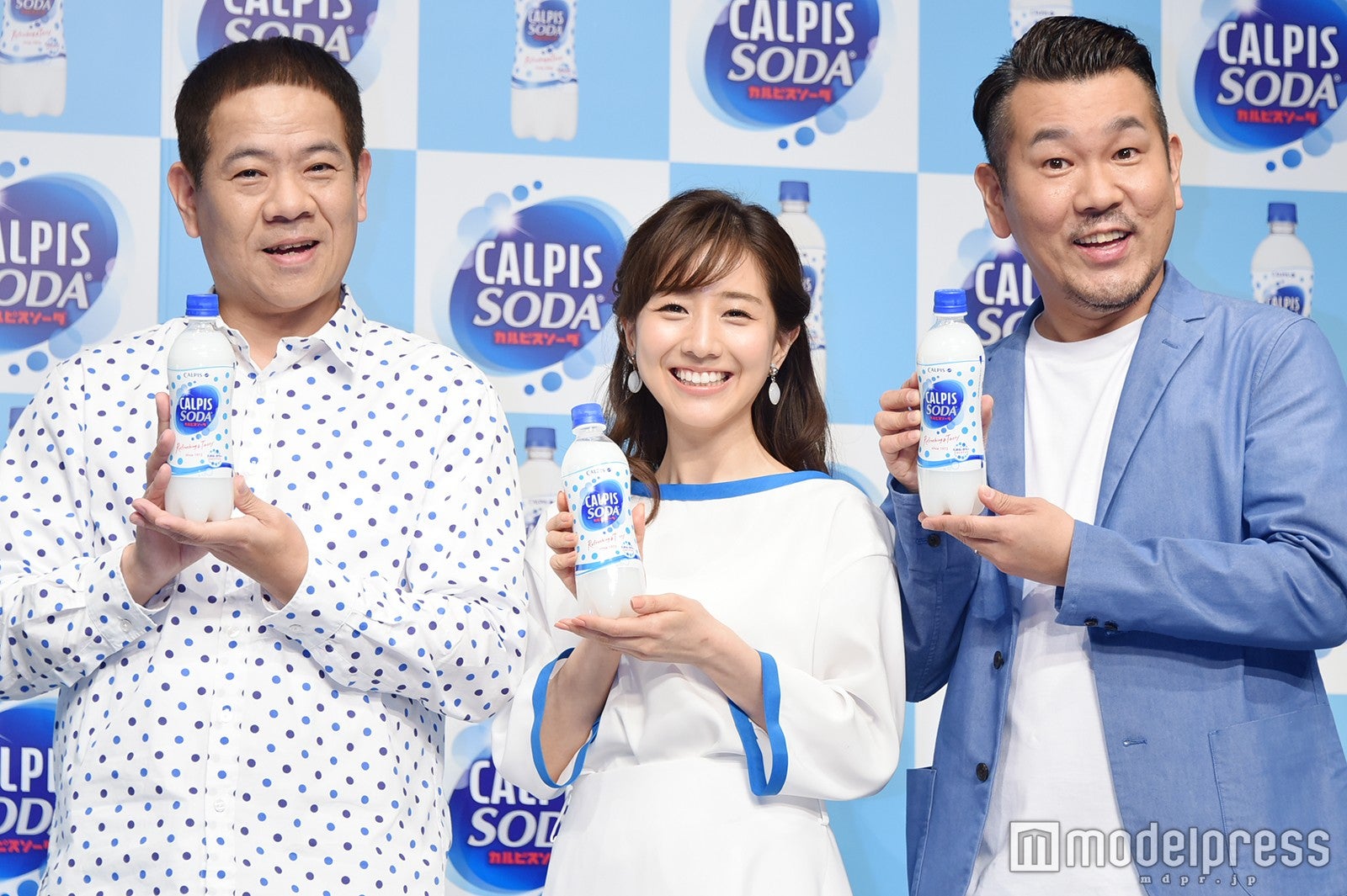 原西孝幸、田中みな実、藤本敏史 （C）モデルプレス