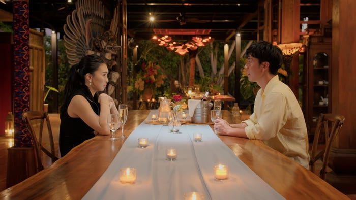 武井亜樹、櫛田創『バチェロレッテ・ジャパン』シーズン3エピソード4(C)2024 Warner Bros. International Television Production Limited. All Rights Reserved