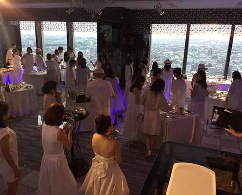 全てが純白に包まれるパーティー「La Sora WHITE NIGHT」がオシャレ