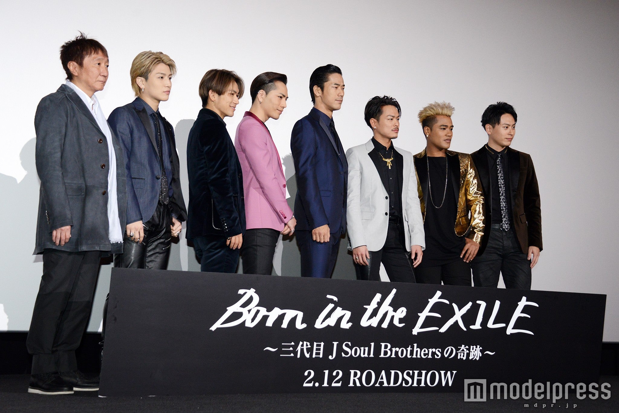 保母浩章監督と三代目J Soul Brothers from EXILE TRIBE（C）モデルプレス
