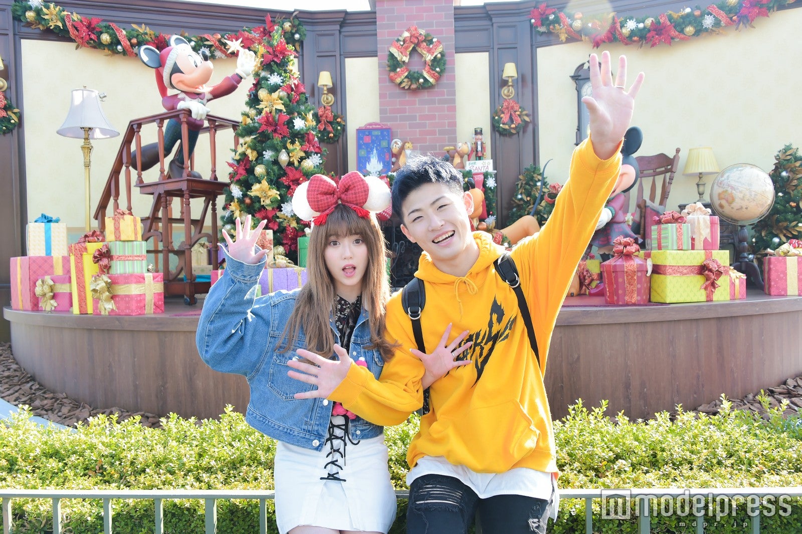 デコレーション／モデル：ちゃんえな（中野恵那）＆平本蓮（C）モデルプレス（C）Disney