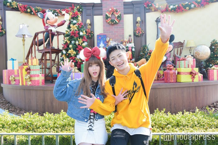 デコレーション/モデル:ちゃんえな(中野恵那)&平本蓮(C)モデルプレス(C)Disney